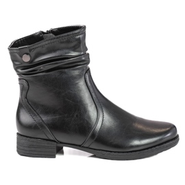Botas clásicas de mujer con parte superior Shelovet con volantes negro