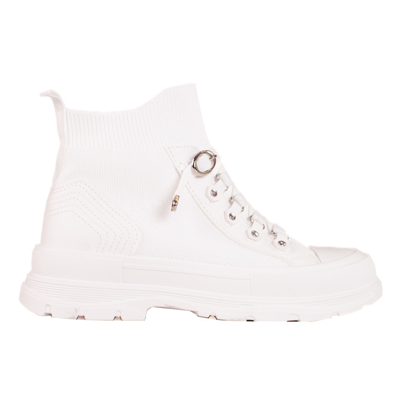 Deportivas blancas de mujer con pala alta Shelovet blanco