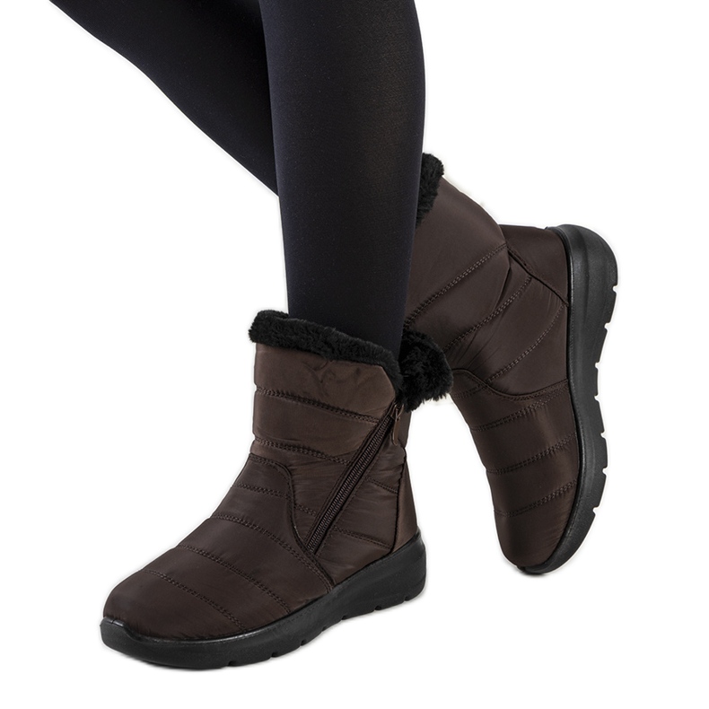 Botas acolchadas marrones de Blibrey marrón