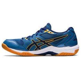 Zapatillas de voleibol Asics Gel-Rocket 10 M 1071A054 407 azul azules y azul marino