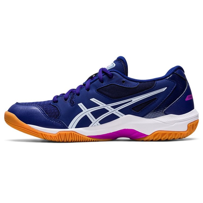 Zapatillas de voleibol Asics Gel-Rocket 10 W 1072A056 405 azul marino azules y azul marino