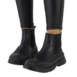 Botines Chelsea en ecopiel negros de Loree