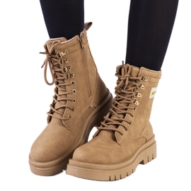 Botas Cofer beige mate