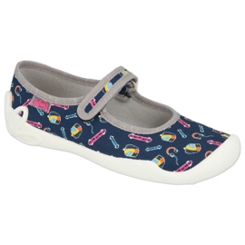 Zapatillas para niños de Befado 114Y502 azul marino