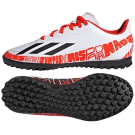 Botas de fútbol Adidas X Speedportal.4 Messi Tf Jr GW8402 blanco blanco