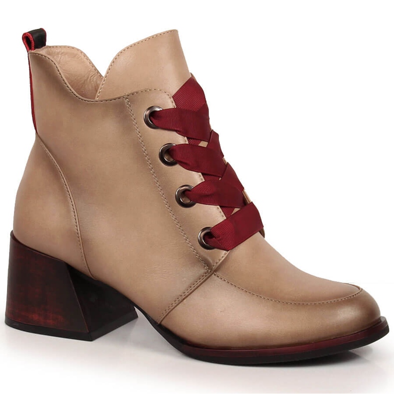 Botas mujer tacones insuladas beige Vinceza JAN147B Botas mujer tacones insuladas beige Vinceza JAN147B