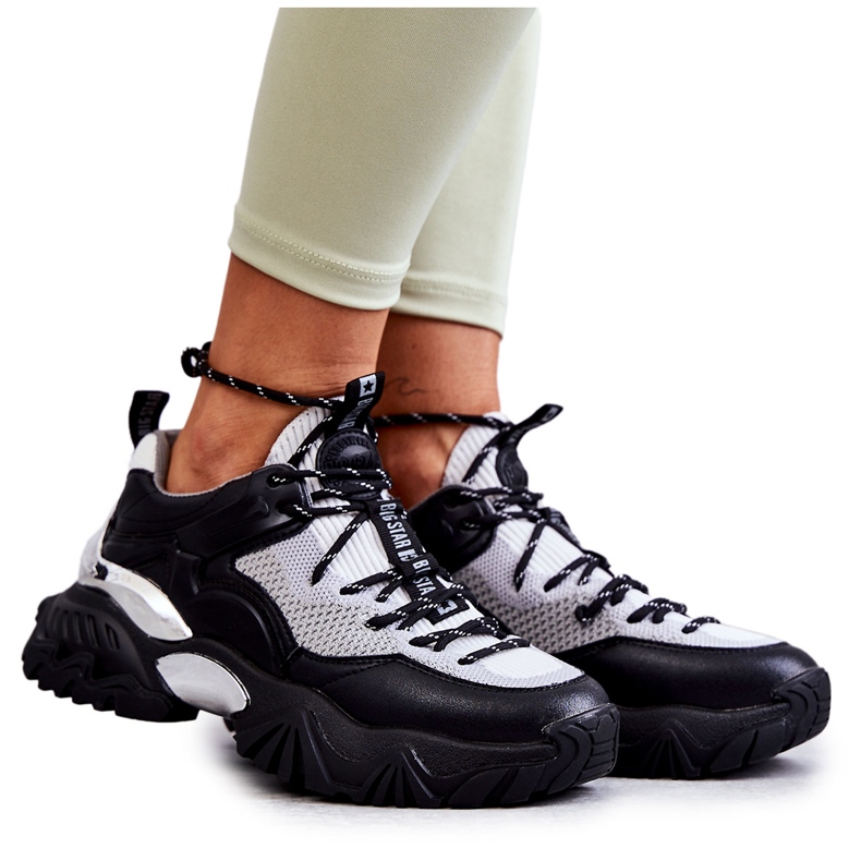 Zapatillas Deportivas Mujer Sistema Memory Foam Big Star KK274053 Negro-Gris Zapatillas Deportivas Mujer Sistema Memory Foam Big Star KK274053 Negro-Gris