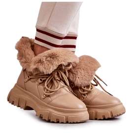 Botas Cálidas Charles beige oscuro