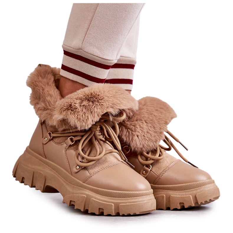 Botas Cálidas Charles beige oscuro Botas Cálidas Charles beige oscuro
