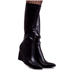 Botas Mujer Ecopiel Negro Arlene