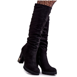 FB2 Botas clásicas con cremallera Laylah de ante negro