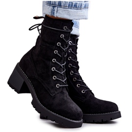 Botas Calientes De Mujer Con Tacones Altos Julieta Negro