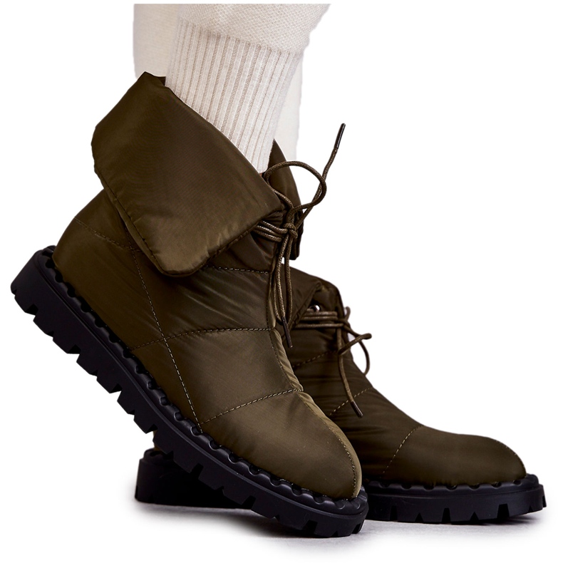 Botas de mujer material aislante Emelie Verde Botas de mujer material aislante Emelie Verde