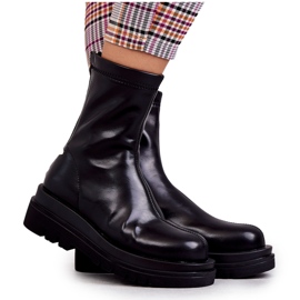 Botas altas calentitas GOE KK2N4054 Negro