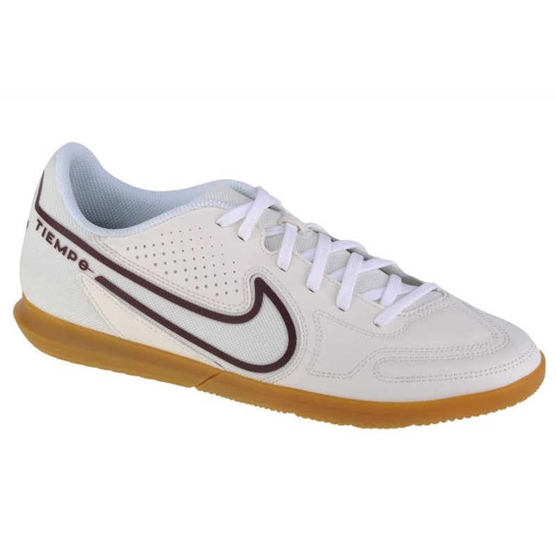 Nike Tiempo Legend 9 Club Ic M DA1189-169 zapatos de fútbol blanco beiges y marrones