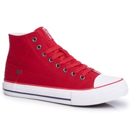 Zapatillas de Mujer Big Star High Red DD274334 rojo