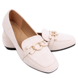 Mocasines mujer Carla Nude beige