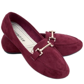 Mocasines mujer Kubra Wine rojo