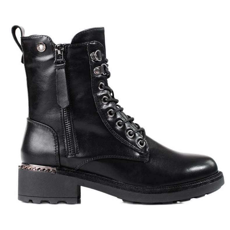 Shelovet bolsos de mujer con cordones negro