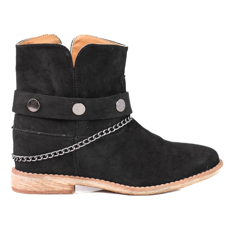 Botas cowboy mujer ante cuña Shelovet negro