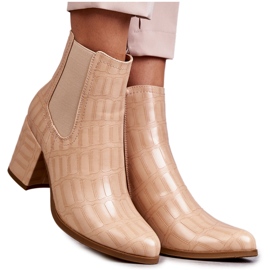 Botines Piel Serpiente La.Fi 260038BE-XC Beige