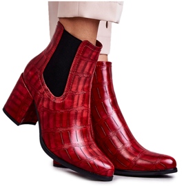 PL4 Botas Ecopiel Serpiente La.Fi 260038R-XC Rojo PL4 Botas Ecopiel Serpiente La.Fi 260038R-XC Rojo