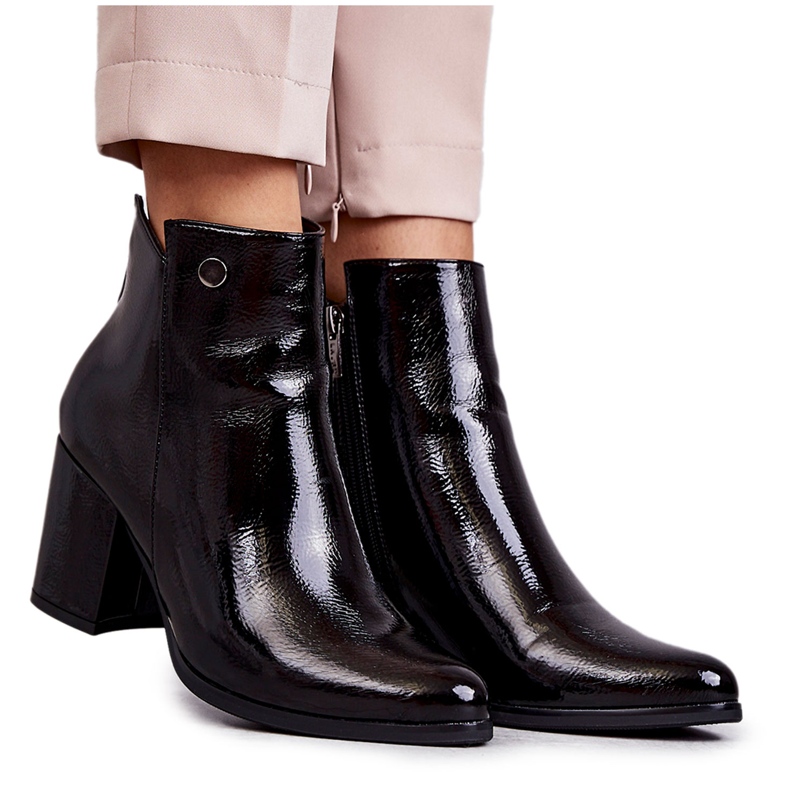 PL4 Botas Mujer Lacadas La.Fi 260039B-LA Negro PL4 Botas Mujer Lacadas La.Fi 260039B-LA Negro