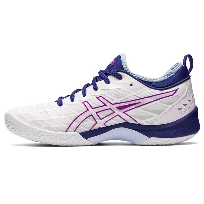 Asics Blast Ff 3 W 1072A080 100 zapatillas de balonmano blanco