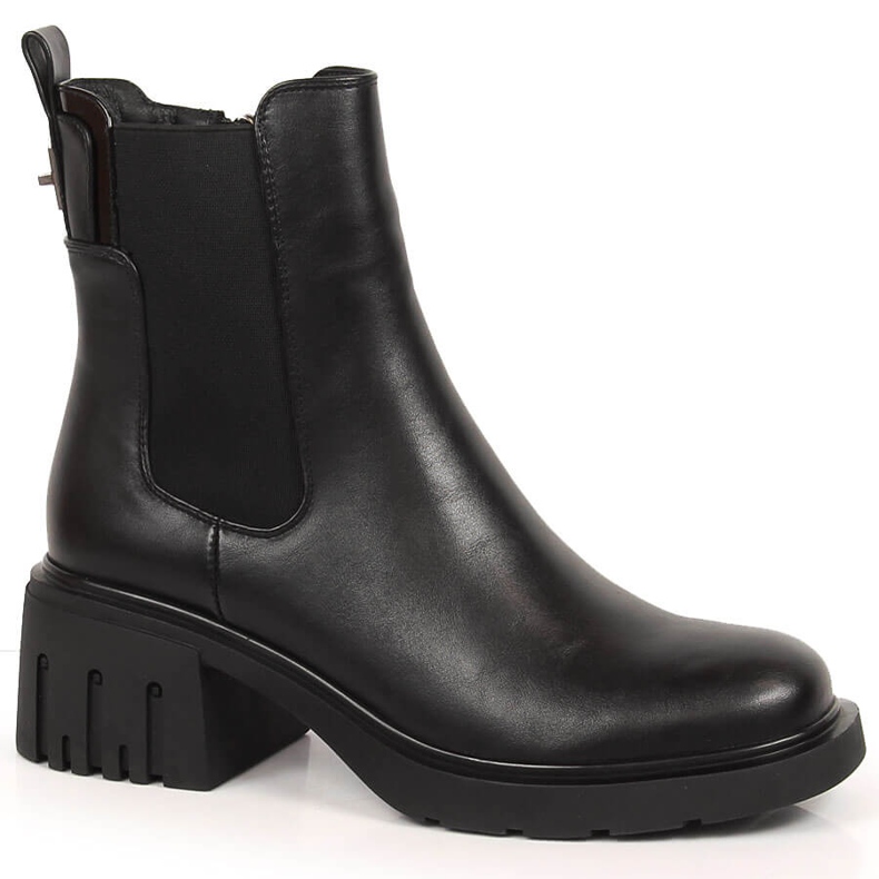 Botas negras para mujer botas Jodhpur, con aislamiento negro Filippo PAW375