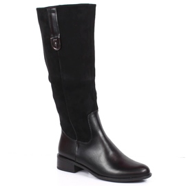Botas negras con aislamiento para mujer Jezzi JEZ367A negro
