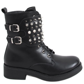 PA1 Botas con tachuelas Ziku Black negro
