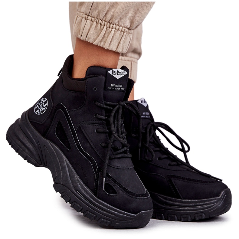 Botas en la plataforma Lee Cooper LCJ-22-44-1353L Black negro