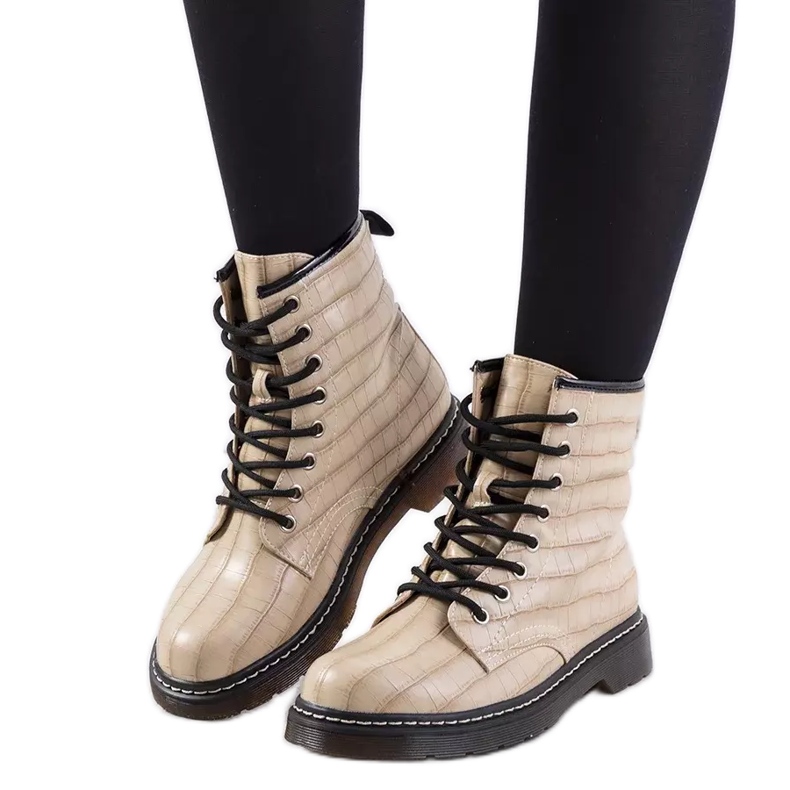Botas de montaña de mujer Norte beige