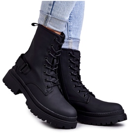 Botas Calientes De Mujer Negras Con Cremallera Fabiola negro