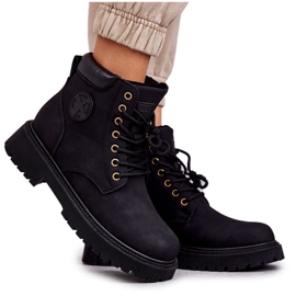 Botas Calientas Piel Negro Felizia