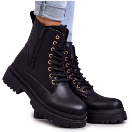 PE1 Botas Mujer Piel Abrigadas Dorchen Negras negro