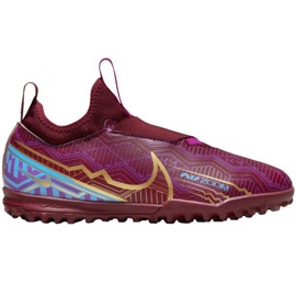 Nike Zoom Mercurial Vapor 15 Academy Km Tf Jr DV0737 694 zapatos de fútbol rojo