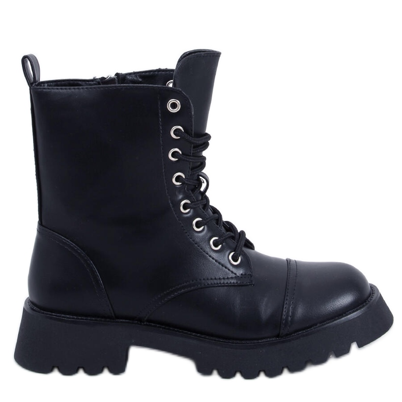 BM Botas negras de bajo negro