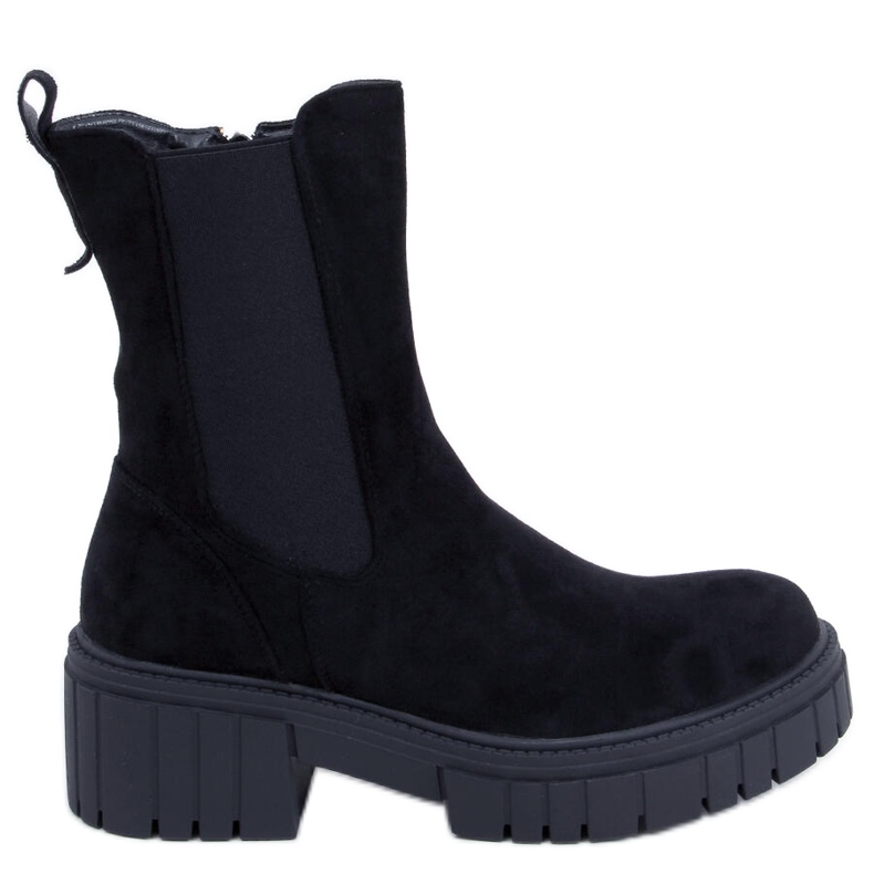 Botines Chelsea con parte superior alta Colbie Black negro