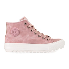 Zapatillas de mujer Big Star EE274113 rosa