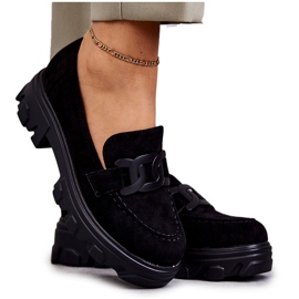 Vinceza Zapatos de gamuza para mujer en la plataforma Black Janne negro Vinceza Zapatos de gamuza para mujer en la plataforma Black Janne negro