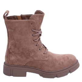 Trabajadores con cordones Turner Khaki beige marrón