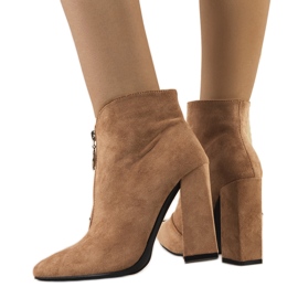 Botas Berinis eco-gamuza marrón