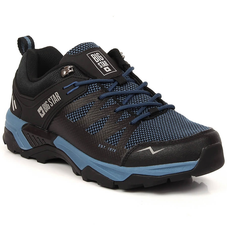 Deportivas de trekking negras y azules para hombre Big Star KK174106 negro Deportivas de trekking negras y azules para hombre Big Star KK174106 negro