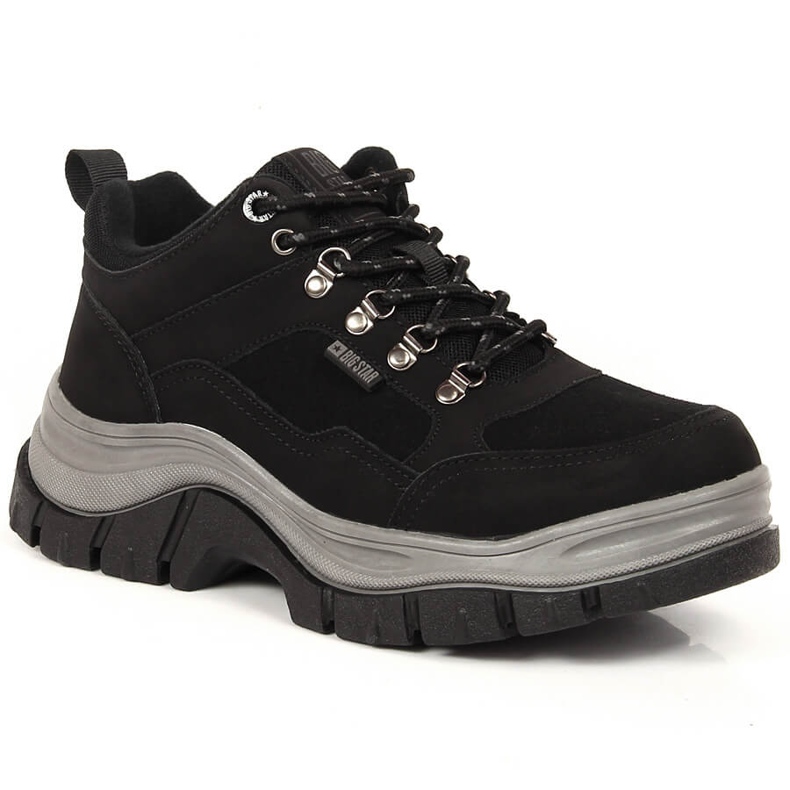 Botas negras de mujer con forro polar Big Star KK274364 negro