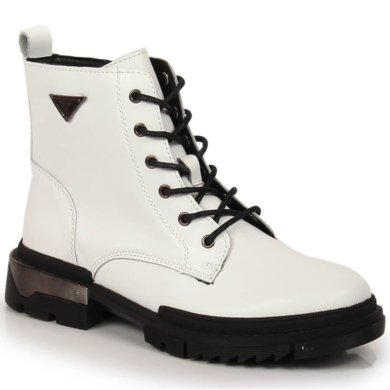 Botines mujer piel blanca insulada Filippo PAW377A blanco