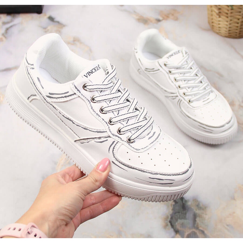 Zapatillas bajas Vinceza blancas blanco