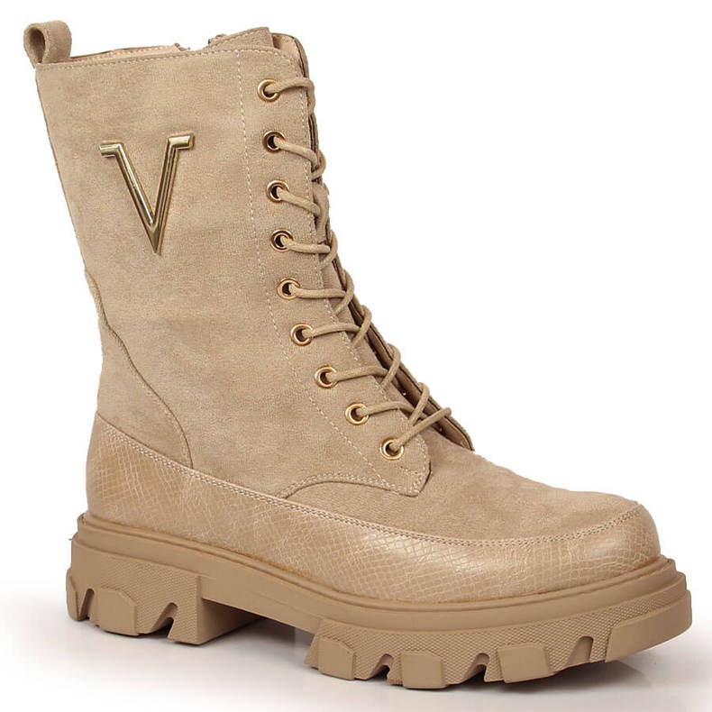 Botas aislantes mujer beige Jezzi JEZ375B