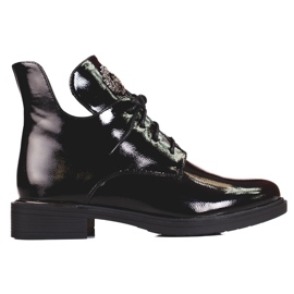 Botas de mujer Shelovet con abertura negro