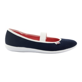 Zapatillas de mujer Czech Befado 493q002 azul marino blanco